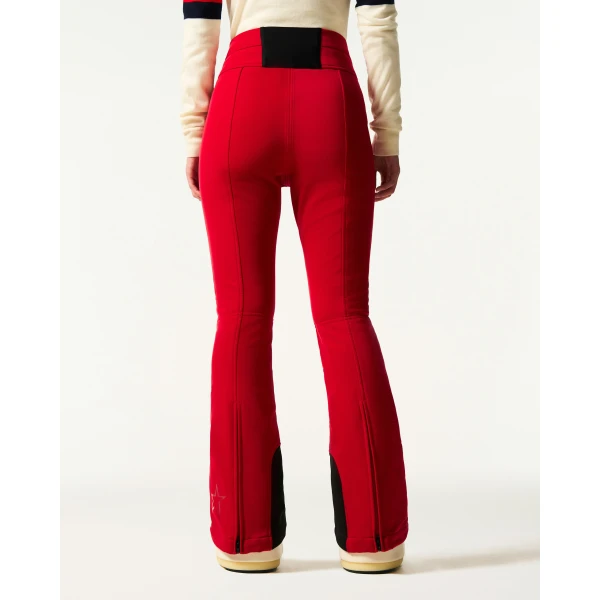 Perfect Moment High-Waist Aurora Flare Ski Pant in Red, view 4 | Pants | Luxury Shoes 