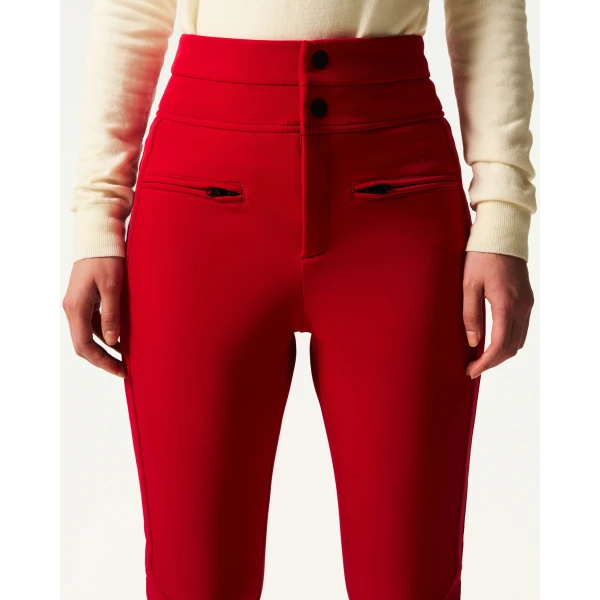 Perfect Moment High-Waist Aurora Flare Ski Pant in Red, view 6 | Pants | Luxury Shoes 