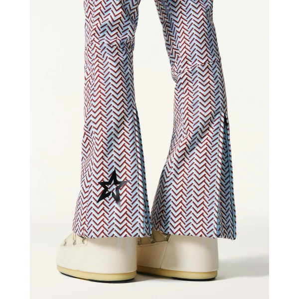 Perfect Moment High-Waist Aurora Flare Ski Pant in Sky Blue, view 5 | Pants | Luxury Shoes 