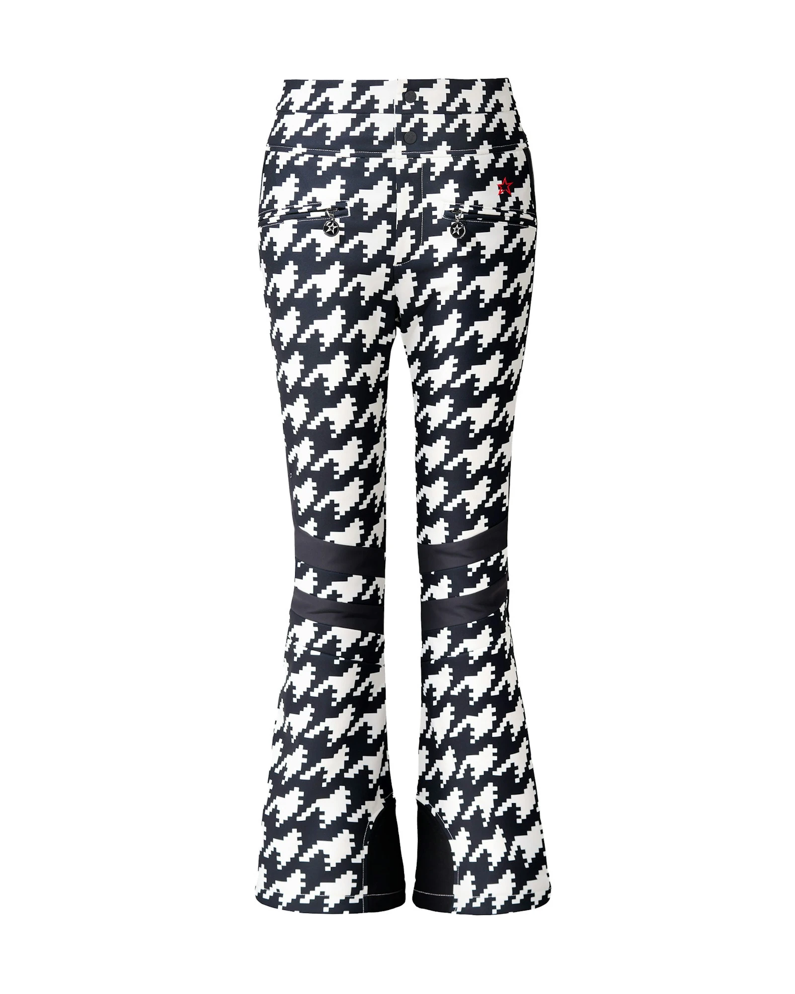 Perfect Moment Houndstooth High-Waist Aurora Flare Ski Pant in Black and White Houndstooth Perfect Moment Houndstooth High-Waist Aurora Flare Ski Pant in Black and White Houndstooth | Pants | Luxury Shoes