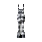 Perfect Moment JG Bib Ski Pant in Black and White Houndstooth | Pants | Luxury Shoes 