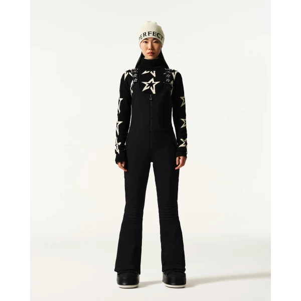 Perfect Moment JG Bib Ski Pant in Black, view 2 | Pants | Luxury Shoes 