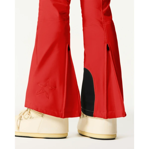 Perfect Moment JG Bib Ski Pant in Red, view 4 | Pants | Luxury Shoes 