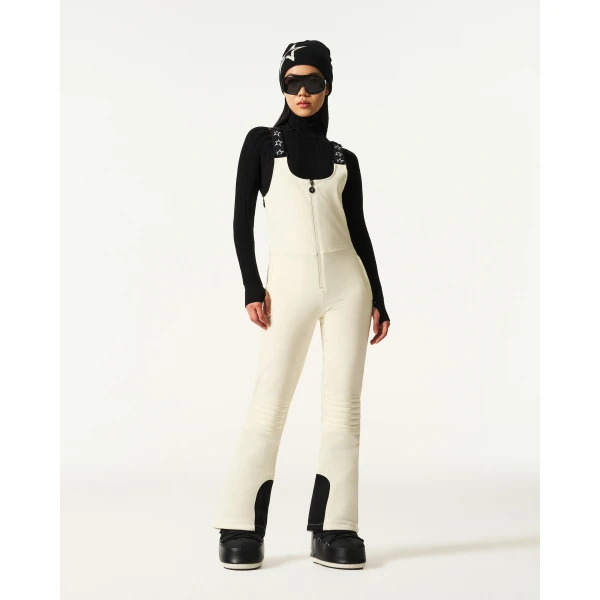 Perfect Moment JG Bib Ski Pant in White, view 2 | Pants | Luxury Shoes 