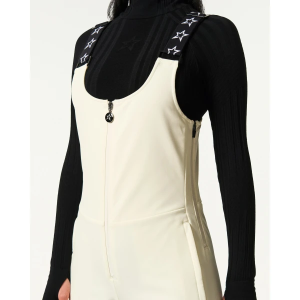 Perfect Moment JG Bib Ski Pant in White, view 4 | Pants | Luxury Shoes 