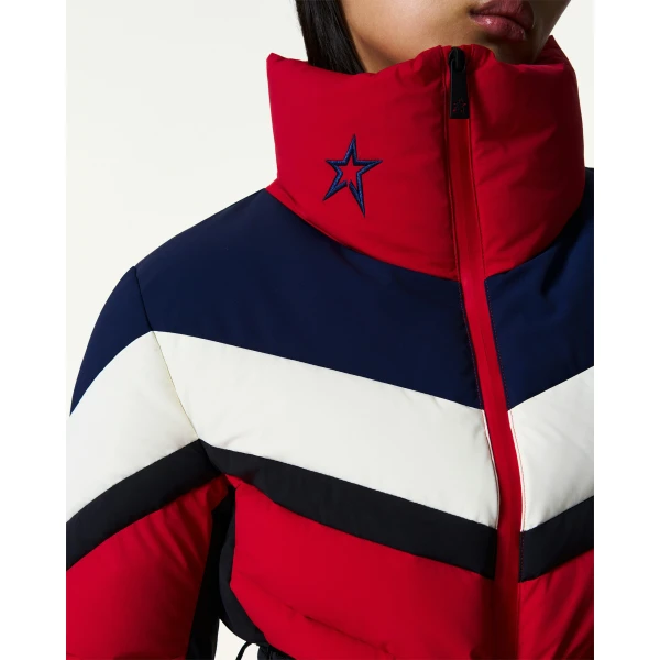 Perfect Moment JG Down Ski Jacket in Red, view 4 | Jackets | Luxury Shoes 