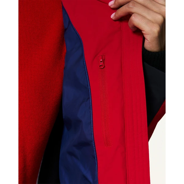 Perfect Moment JG Down Ski Jacket in Red, view 5 | Jackets | Luxury Shoes 