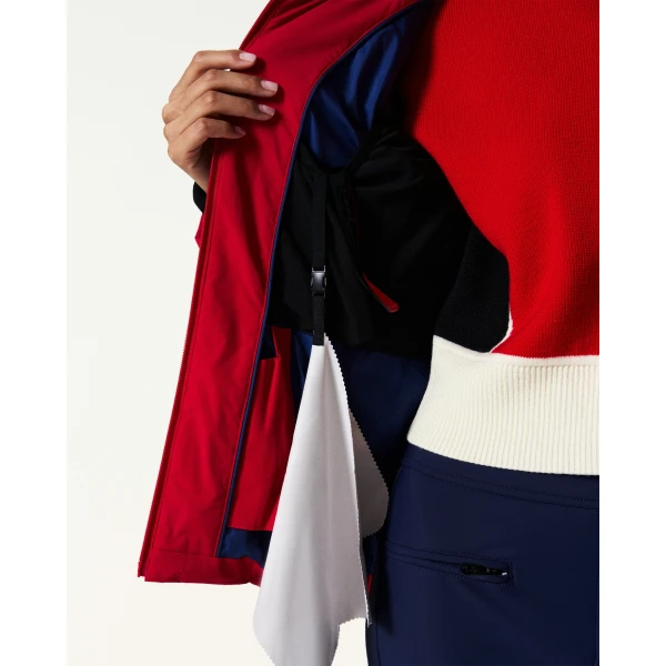 Perfect Moment JG Down Ski Jacket in Red, view 6 | Jackets | Luxury Shoes 