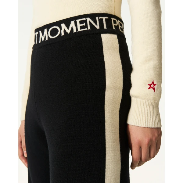 Perfect Moment LA Tour Merino Wool Jogger Pant in Black, view 4 | Sweatpants | Luxury Shoes 