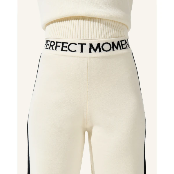 Perfect Moment LA Tour Merino Wool Jogger Pant in White, view 4 | Sweatpants | Luxury Shoes 