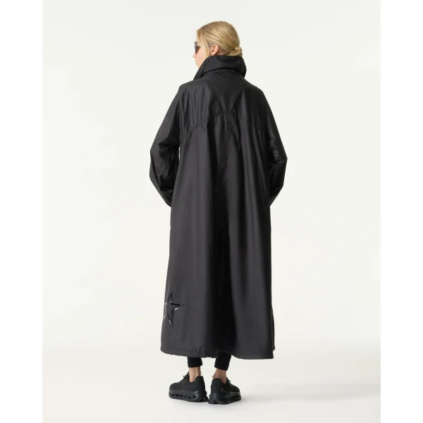 Perfect Moment Long Parachute Shell Jacket in Black, view 3 | Jackets | Luxury Shoes 