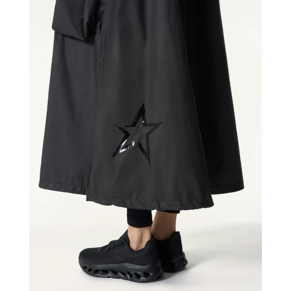 Perfect Moment Long Parachute Shell Jacket in Black, view 6 | Jackets | Luxury Shoes 