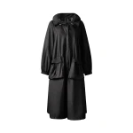 Perfect Moment Long Parachute Shell Jacket in Black | Jackets | Luxury Shoes 