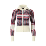 Perfect Moment Merino Wool Houndstooth Cardigan in Houndstooth Perfect Moment Merino Wool Houndstooth Cardigan in Houndstooth | Cardigan | Luxury Shoes