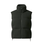 Perfect Moment Merino Wool & Cashmere Down Gilet in Black | Vests | Luxury Shoes 