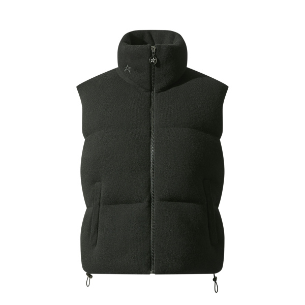 Perfect Moment Merino Wool & Cashmere Down Gilet in Black | Vests | Luxury Shoes 