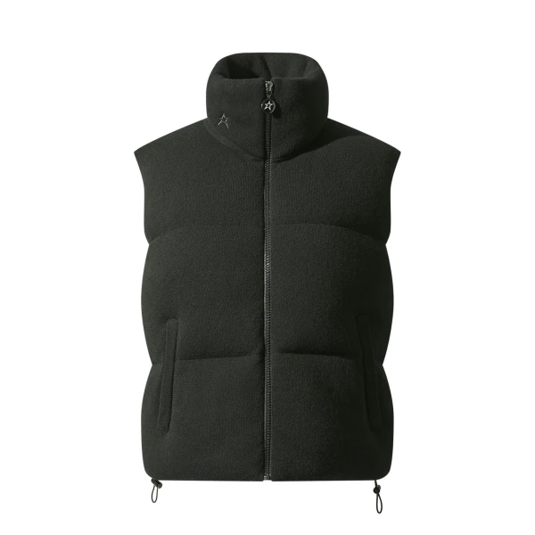 Perfect Moment Merino Wool & Cashmere Down Gilet in Black | Vests | Luxury Shoes 