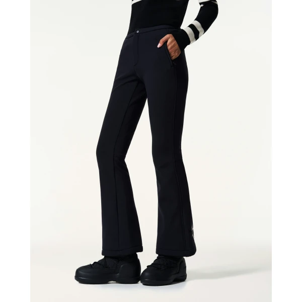 Perfect Moment Mid-Rise Aurora Apres Pant in Black, view 3 | Pants | Luxury Shoes 