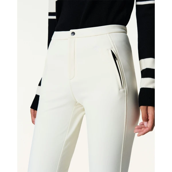 Perfect Moment Mid-Rise Aurora Apres Pant in Snow White, view 4 | Pants | Luxury Shoes 
