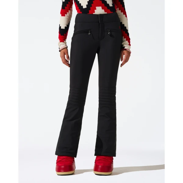Perfect Moment Mid-Rise Aurora Ski Pant in Black, view 2 | Pants | Luxury Shoes 