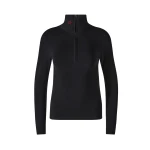 Perfect Moment Modal & Cashmere Blend Base Layer Top in Black | Long Sleeve | Luxury Shoes 