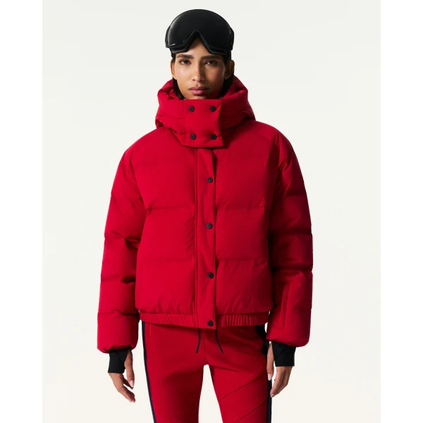 Perfect Moment Moment Puffer in Red, view 2 | Jackets | Luxury Shoes 