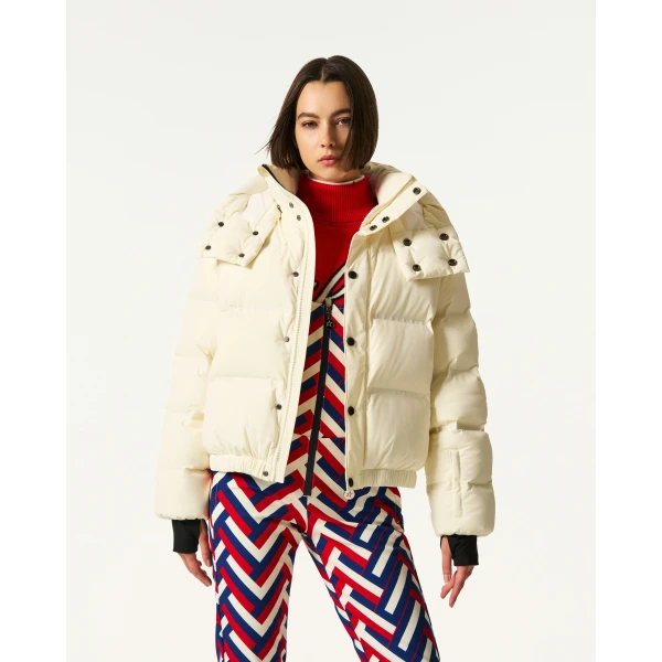 Perfect Moment Moment Puffer in White, view 3 | Jackets | Luxury Shoes 