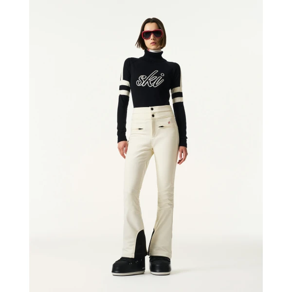 Perfect Moment Neve Merino Wool Sweater in Navy, view 2 | Sweaters | Luxury Shoes 