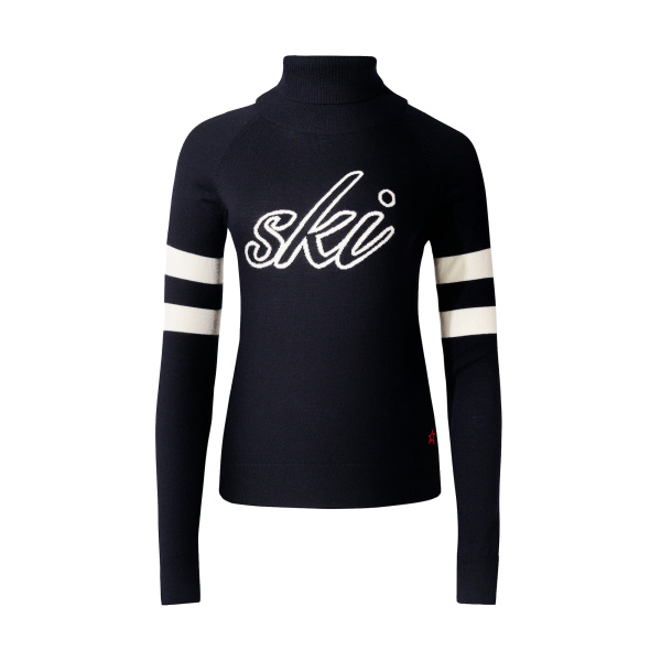 Perfect Moment Neve Merino Wool Sweater in Navy | Sweaters | Luxury Shoes 
