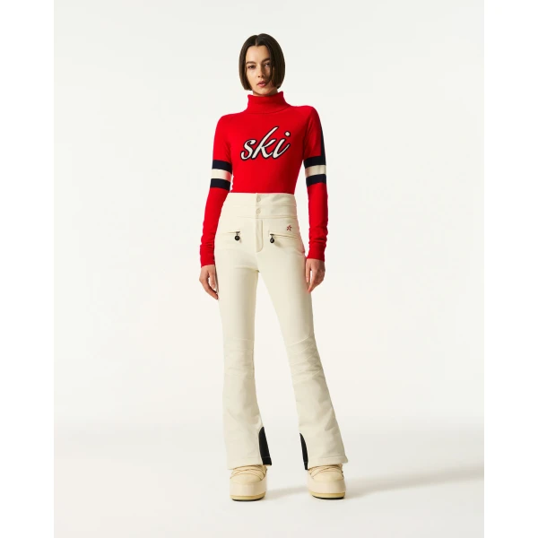 Perfect Moment Neve Merino Wool Sweater in Red, view 2 | Sweaters | Luxury Shoes 