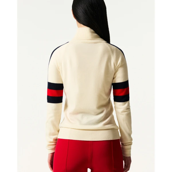 Perfect Moment Neve Merino Wool Sweater in White, view 4 | Sweaters | Luxury Shoes 