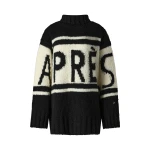 Perfect Moment Oversized Apres Wool Knit Sweater in Black Perfect Moment Oversized Apres Wool Knit Sweater in Black | Sweaters | Luxury Shoes