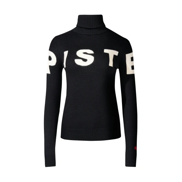 Perfect Moment Piste Merino Wool Sweater in Black | Sweaters | Luxury Shoes 