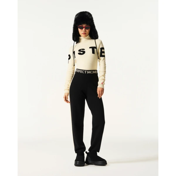Perfect Moment Piste Merino Wool Sweater in Snow White, view 5 | Sweaters | Luxury Shoes 
