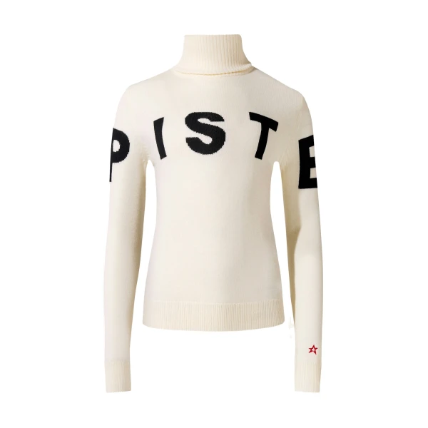 Perfect Moment Piste Merino Wool Sweater in Snow White | Sweaters | Luxury Shoes 