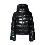 Perfect Moment Polar Flare Down Jacket in Black Cire | Jackets | Luxury Shoes 
