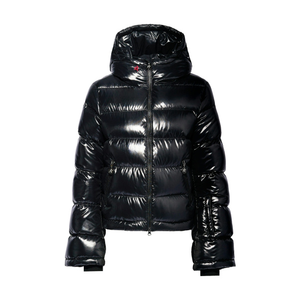 Perfect Moment Polar Flare Down Jacket in Black Cire | Jackets | Luxury Shoes 