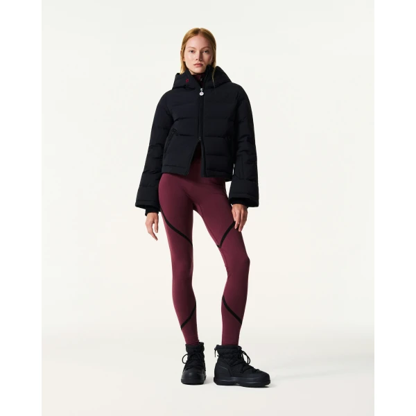 Perfect Moment Polar Flare Down Jacket in Black, view 2 | Jackets | Luxury Shoes 