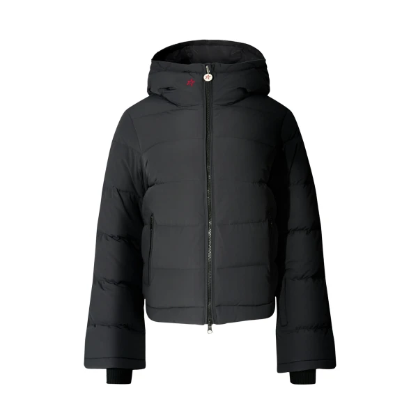 Perfect Moment Polar Flare Down Jacket in Black | Jackets | Luxury Shoes 