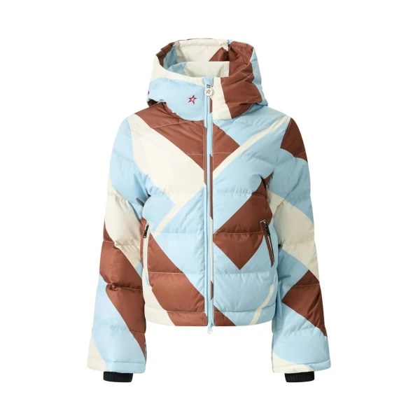 Perfect Moment Polar Flare Down Jacket in Sky Blue | Jackets | Luxury Shoes 