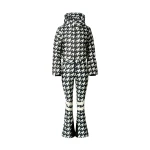 Perfect Moment Polar Flare Down Ski Suit in Black and White Houndstooth Perfect Moment Polar Flare Down Ski Suit in Black and White Houndstooth | Jumpsuit | Luxury Shoes