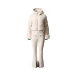 Perfect Moment Polar Flare Down Ski Suit in Oyster Pink | Jumpsuit | Luxury Shoes 