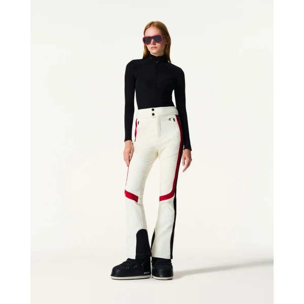 Perfect Moment Saint Moritz Ski Pant in Snow White, view 2 | Pants | Luxury Shoes 