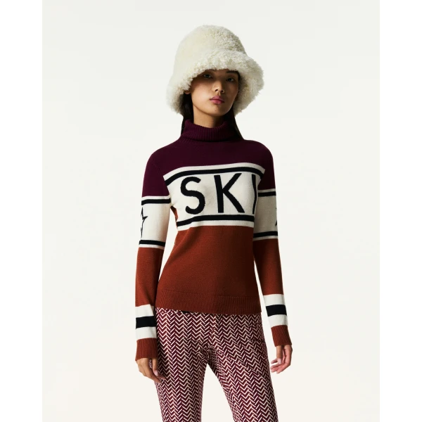 Perfect Moment Schild Merino Wool Sweater in Autumn, view 3 | Sweaters | Luxury Shoes 
