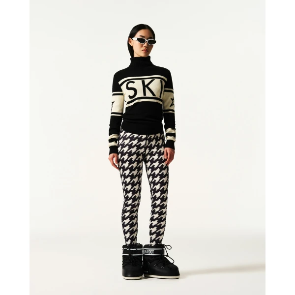Perfect Moment Schild Merino Wool Sweater in Black, view 2 | Sweaters | Luxury Shoes 