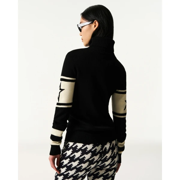 Perfect Moment Schild Merino Wool Sweater in Black, view 5 | Sweaters | Luxury Shoes 