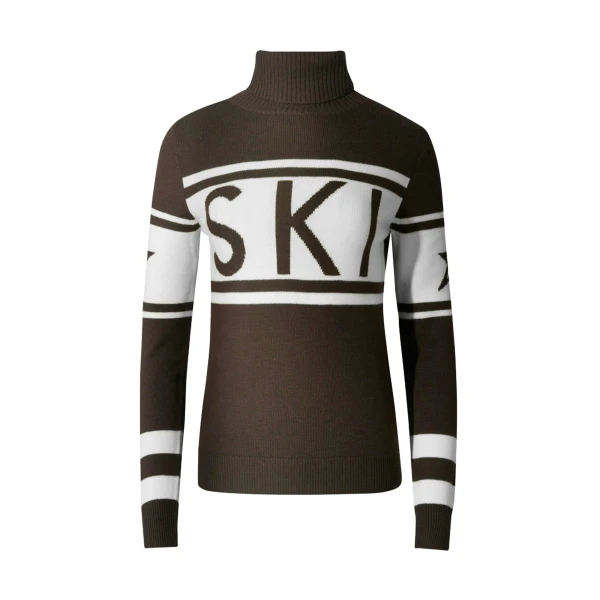 Perfect Moment Schild Merino Wool Sweater in Brown | Sweaters | Luxury Shoes 