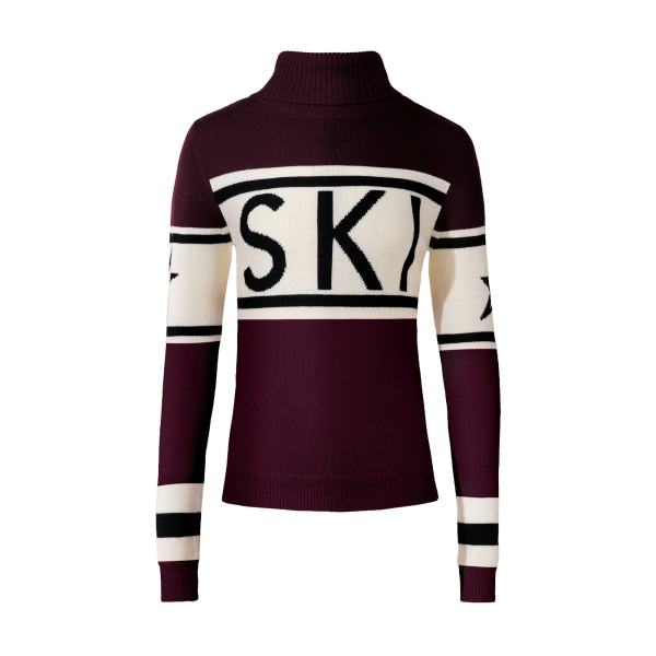 Perfect Moment Schild Merino Wool Sweater in Burgundy | Sweaters | Luxury Shoes 