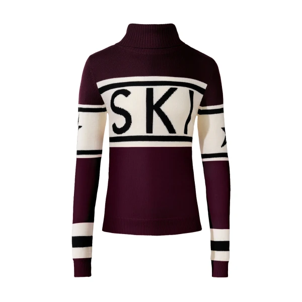 Perfect Moment Schild Merino Wool Sweater in Burgundy | Sweaters | Luxury Shoes 