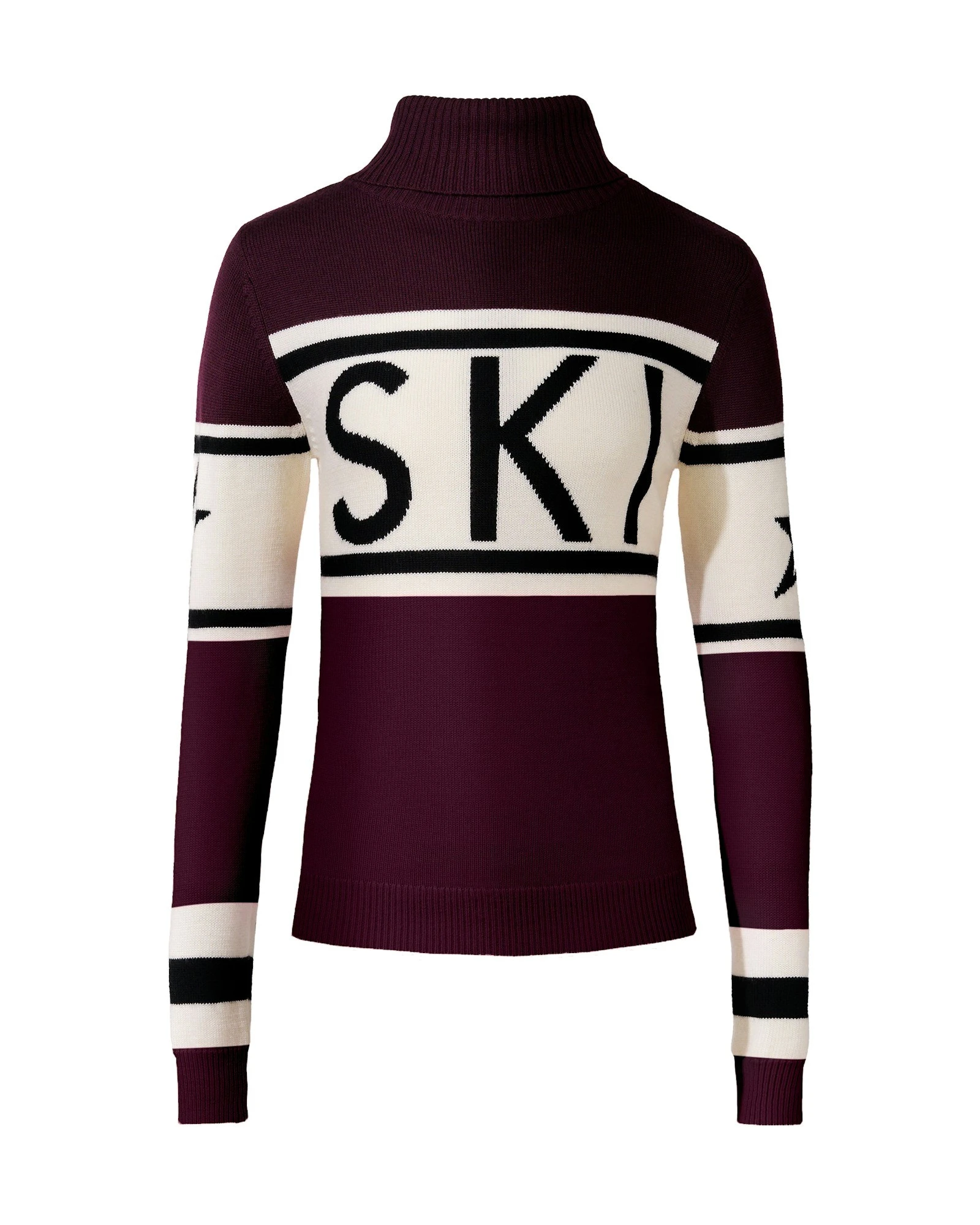 Perfect Moment Schild Merino Wool Sweater in Burgundy Perfect Moment Schild Merino Wool Sweater in Burgundy | Sweaters | Luxury Shoes